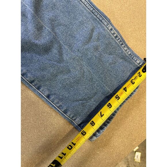 Khaite The Vivian High Rise Modern Bootcut Jeans in Blue Cotton size 32 $400 - Picture 8 of 9